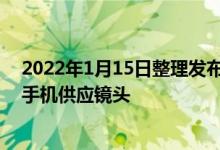 2022年1月15日整理发布：新的订单很大概率是为iPhone手机供应镜头