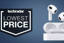 今天最好的苹果AirPods交易是AirPods3以139.99美元的创纪录低价出售