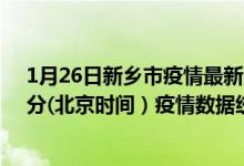 1月26日新乡市疫情最新消息-新乡市截至1月26日12时01分(北京时间）疫情数据统计