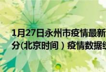 1月27日永州市疫情最新消息-永州市截至1月27日14时01分(北京时间）疫情数据统计