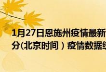 1月27日恩施州疫情最新消息-恩施州截至1月27日00时30分(北京时间）疫情数据统计