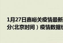 1月27日嘉峪关疫情最新消息-嘉峪关截至1月27日06时00分(北京时间）疫情数据统计