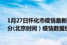 1月27日怀化市疫情最新消息-怀化市截至1月27日01时30分(北京时间）疫情数据统计