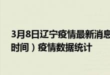 3月8日辽宁疫情最新消息-辽宁截至3月8日01时00分(北京时间）疫情数据统计