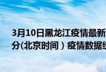 3月10日黑龙江疫情最新消息-黑龙江截至3月10日04时01分(北京时间）疫情数据统计