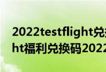 2022testflight兑换码大全你懂的（testflight福利兑换码2022）