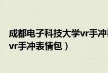 成都电子科技大学vr手冲事件始末详情（成都电子科技大学vr手冲表情包）