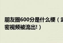 朋友圈600分是什么梗（武汉vac电音节喜来登600分女孩私密视频被流出!）