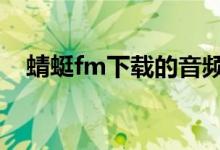 蜻蜓fm下载的音频在哪（具体操作步骤）