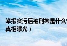 举报贪污后被刑拘是什么情况（举报贪污后被刑拘背后始末真相曝光）