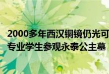 2000多年西汉铜镜仍光可鉴人（陕西服装工程学院服装设计专业学生参观永泰公主墓）