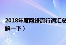 2018年度网络流行词汇总（2018年度词汇新鲜出炉!必须了解一下）