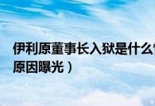 伊利原董事长入狱是什么情况（伊利原董事长二次入狱真实原因曝光）