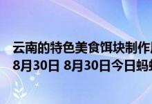 云南的特色美食饵块制作原料是（蚂蚁庄园今日答案早知道8月30日 8月30日今日蚂蚁庄园答案最新）