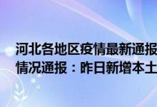 河北各地区疫情最新通报4月21日（4月13日河北疫情最新情况通报：昨日新增本土“2 30”）