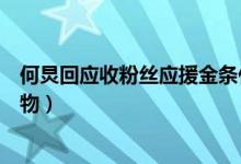 何炅回应收粉丝应援金条什么情况（何炅只承认收过艺人礼物）