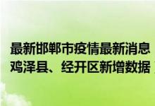 最新邯郸市疫情最新消息（4月11日邯郸疫情最新消息今天：鸡泽县、经开区新增数据）