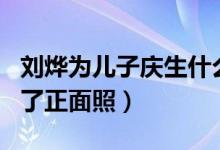 刘烨为儿子庆生什么情况（刘烨儿子诺一几岁了正面照）