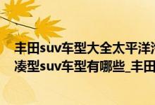 丰田suv车型大全太平洋汽车网（丰田suv车型大全_丰田紧凑型suv车型有哪些_丰田越野车大全价格表）