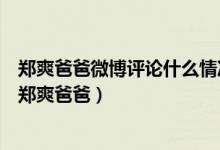 郑爽爸爸微博评论什么情况（吴宣仪和郑爽的粉丝撕逼诅咒郑爽爸爸）