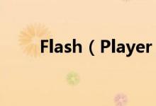 Flash（Player 11.2最后的Beta5）