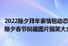 2022除夕拜年表情包动态（2022拜年表情包动态图片可爱！除夕春节祝福图片搞笑大全）