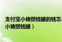 支付宝小猪攒钱罐的钱怎么取出来（怎么取消支付宝余额宝小猪攒钱罐）