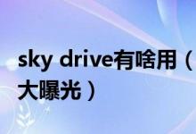 sky drive有啥用（下一SkyDrive版本新功能大曝光）