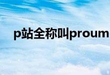 p站全称叫proumb怎么进（p站怎么进）