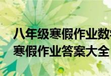 八年级寒假作业数学答案（2022八年级数学寒假作业答案大全）