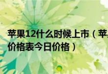 苹果12什么时候上市（苹果12手机真实图片 苹果iphone12价格表今日价格）