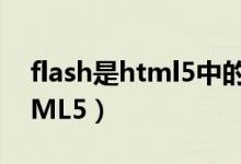 flash是html5中的嘛（Flash遥遥领先于HTML5）