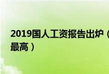 2019国人工资报告出炉（你敢看吗 哪个城市什么行业工资最高）