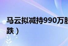 马云拟减持990万股份（阿里巴巴股价应声下跌）