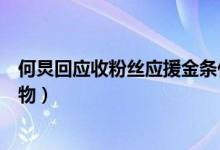 何炅回应收粉丝应援金条什么情况（何炅只承认收过艺人礼物）