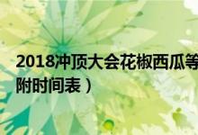 2018冲顶大会花椒西瓜等app直播答题活动时间什么时候（附时间表）