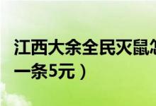 江西大余全民灭鼠怎么回事（凭鼠尾巴领奖励一条5元）