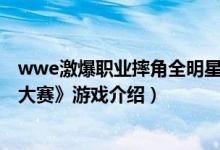 wwe激爆职业摔角全明星（《WWE激爆职业摔角：全明星大赛》游戏介绍）