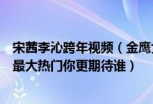 宋茜李沁跨年视频（金鹰女神候选人关键词公布宋茜李沁成最大热门你更期待谁）