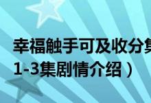 幸福触手可及收分集剧情介绍（幸福触手可及1-3集剧情介绍）