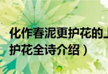 化作春泥更护花的上一句是什么（化作春泥更护花全诗介绍）