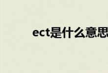 ect是什么意思车上的（ect介绍）