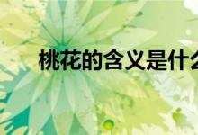 桃花的含义是什么（桃花的寓意介绍）