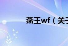 燕王wf（关于燕王wf的介绍）