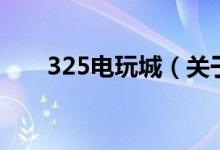 325电玩城（关于325电玩城的介绍）