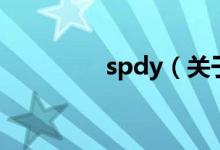 spdy（关于spdy的介绍）