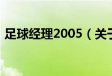 足球经理2005（关于足球经理2005的介绍）