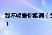 我不够爱你歌词（关于我不够爱你歌词的介绍）