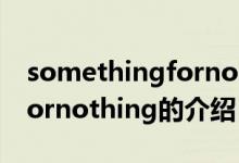 somethingfornothing（关于somethingfornothing的介绍）