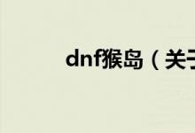 dnf猴岛（关于dnf猴岛的介绍）